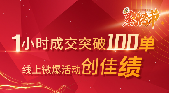 科恩蒸烤節 | 線(xiàn)上微爆創(chuàng  )佳績(jì)，1小時(shí)成交115單！